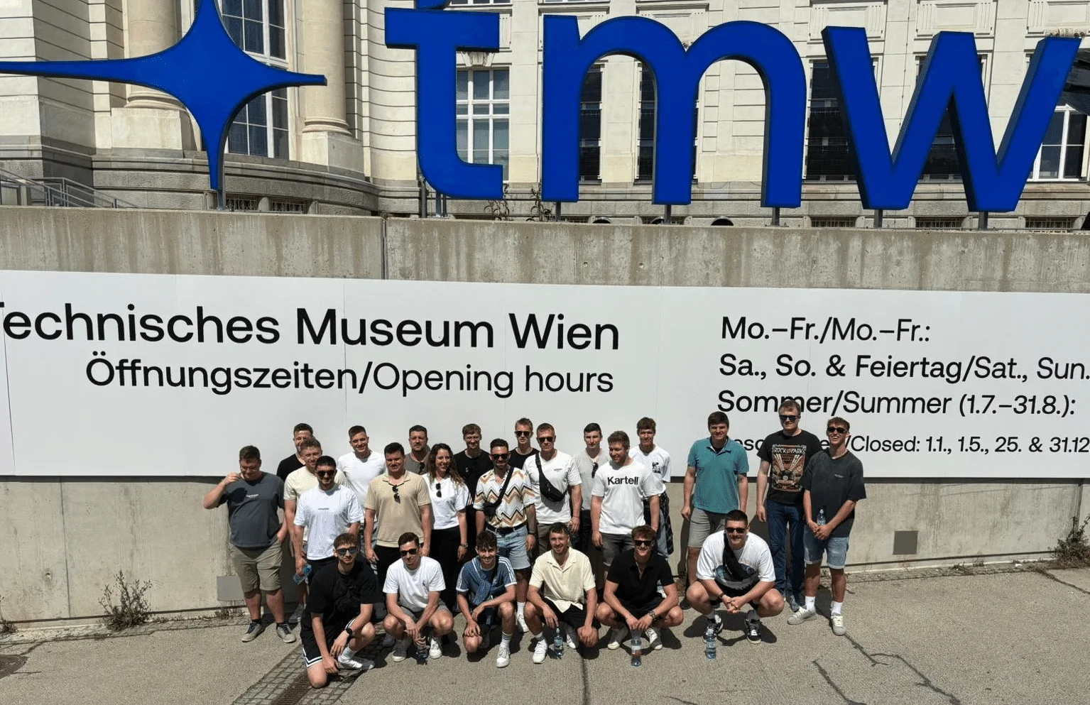 Abschlussfahrt der Klasse MT2 nach Wien