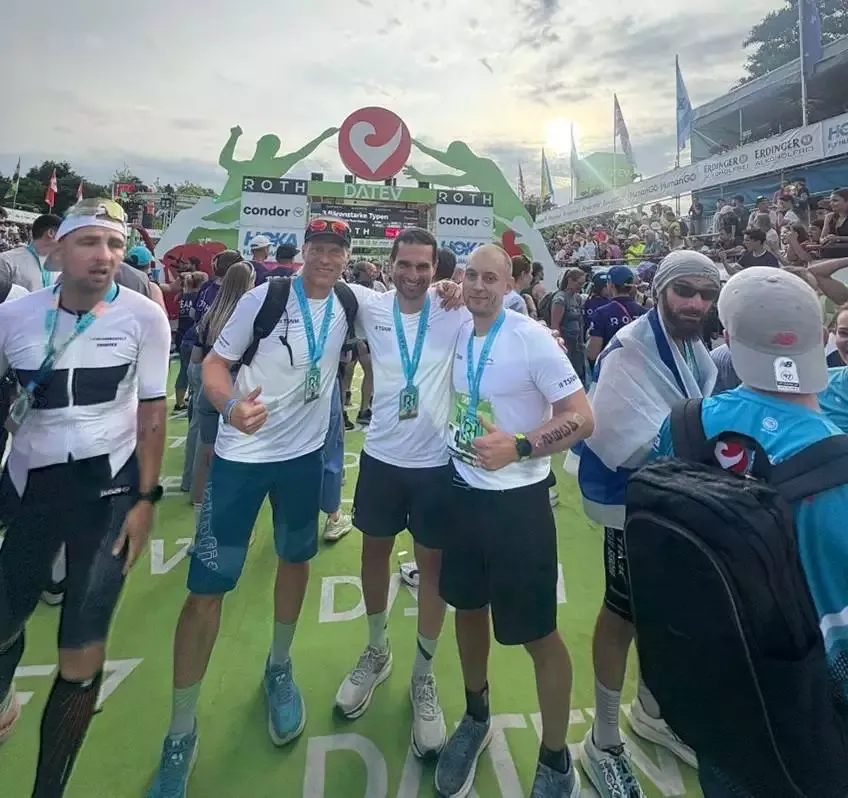 Die Lehrkräfte bei der Roth Challenge