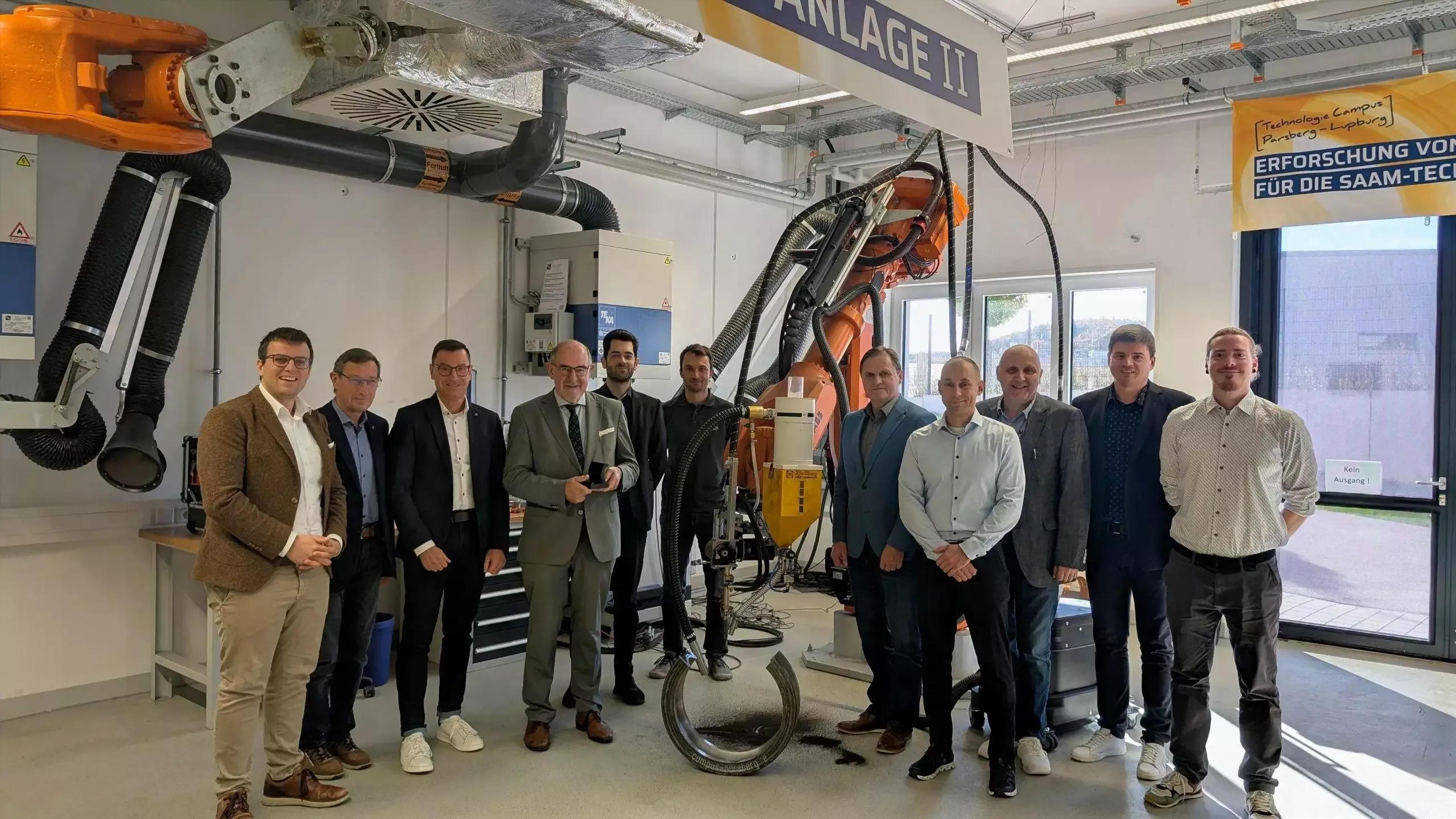 Besuch am Technologie Campus Parsberg-Lupburg